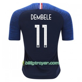 Billige Fotballdrakter Frankrike Dembele 11 VM 2018 Hjemmedraktsett